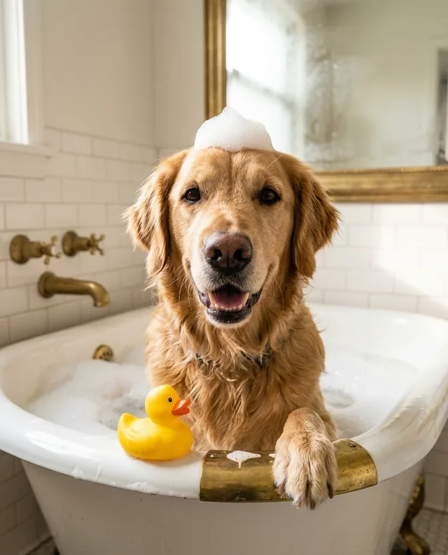 Bubble Bath style example portrait