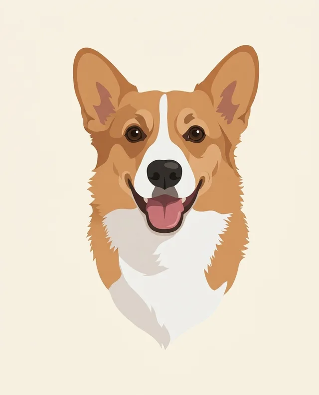 Modern Minimal style example portrait