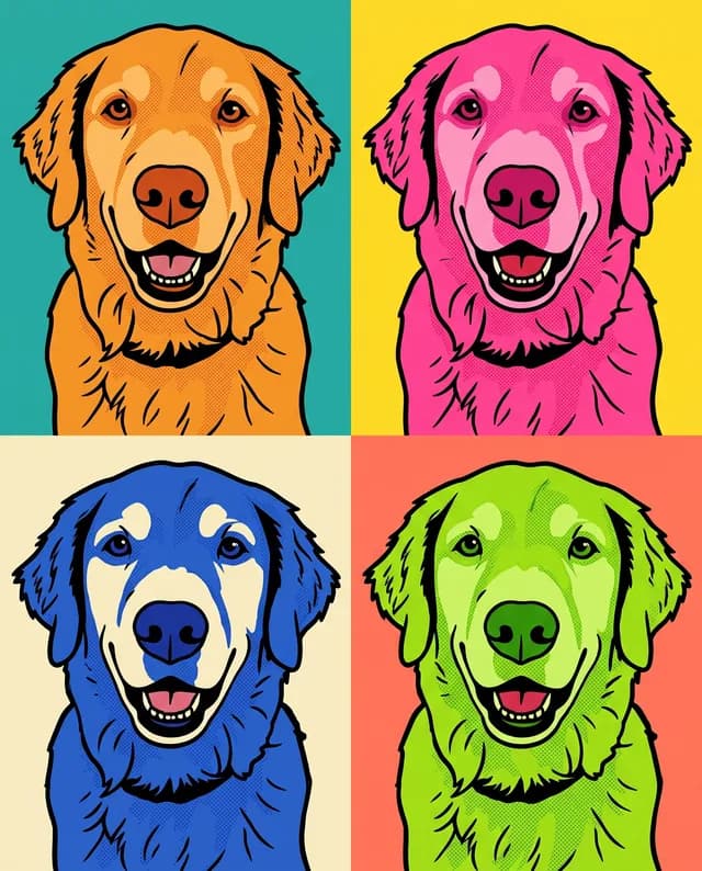 Pop Art style example portrait