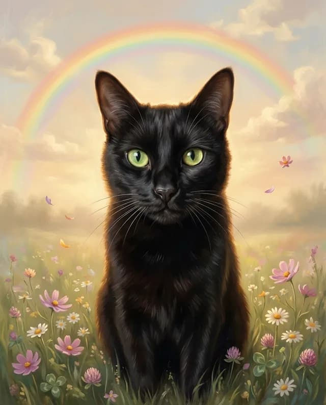 Rainbow Bridge style example portrait
