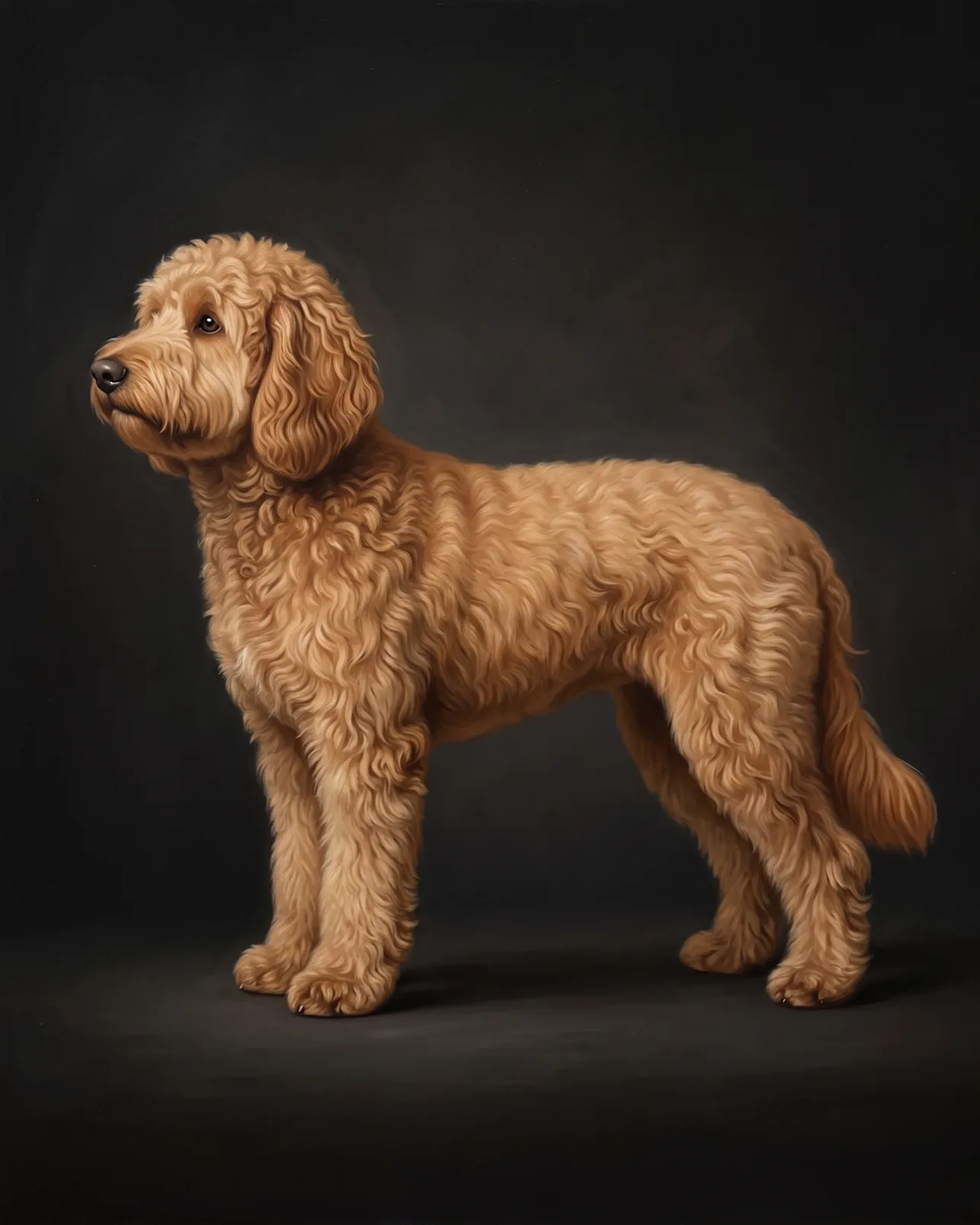 Teddy, a goldendoodle, Best in Show example.