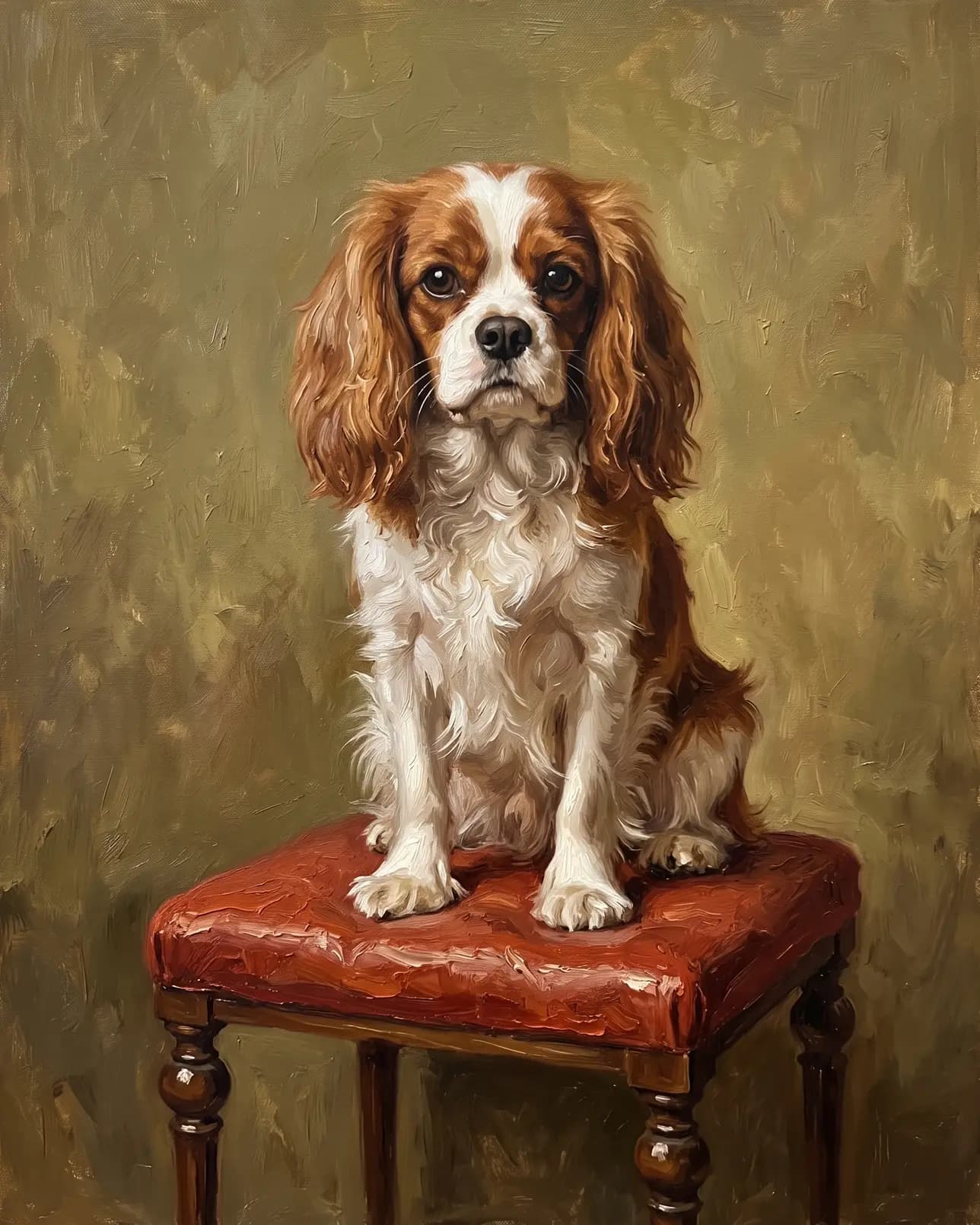 Daisy, a Cavalier King Charles spaniel, Conservatory Perch example.