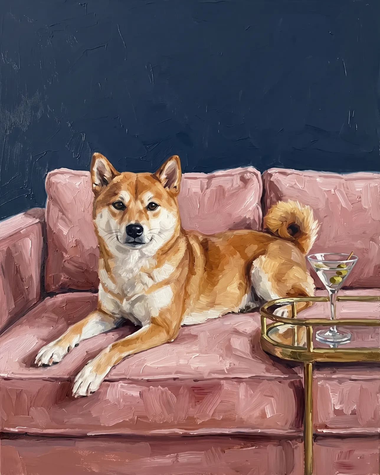 Suki, a Shiba Inu, Olive & Velvet example.