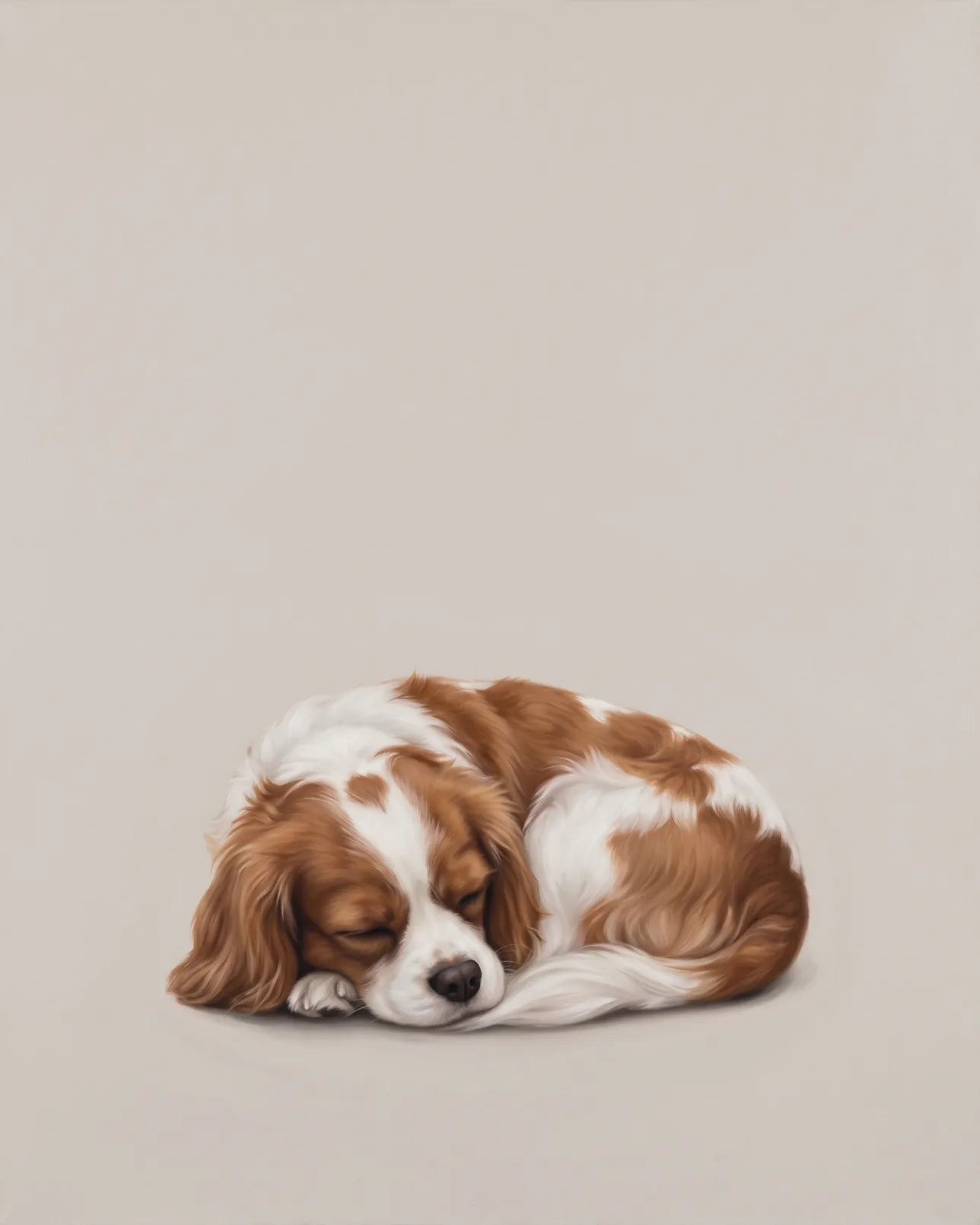 Daisy, a Cavalier King Charles spaniel, Soft Hush example.