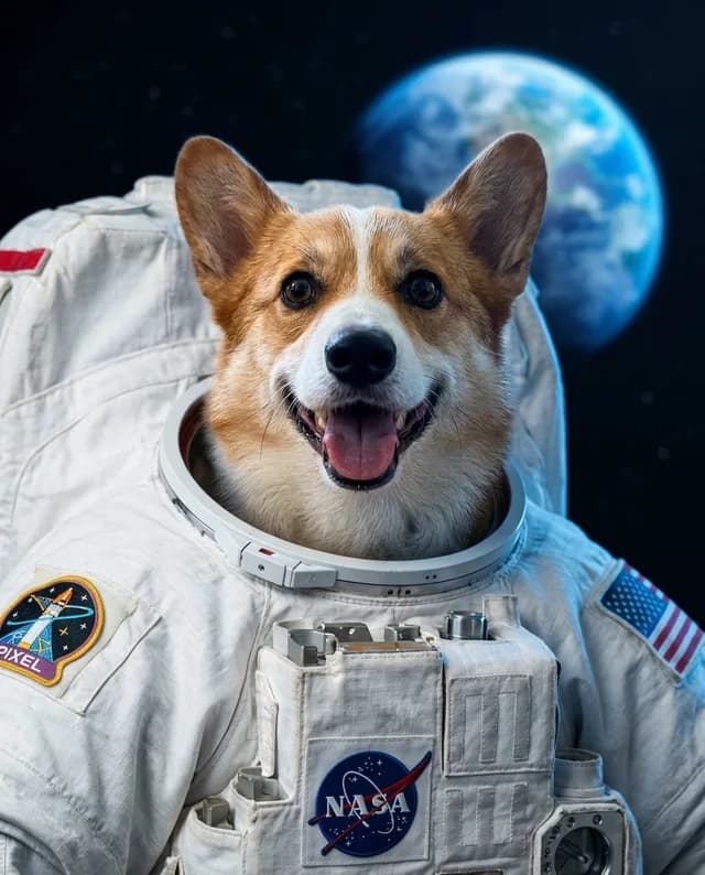 The Astronaut style example portrait
