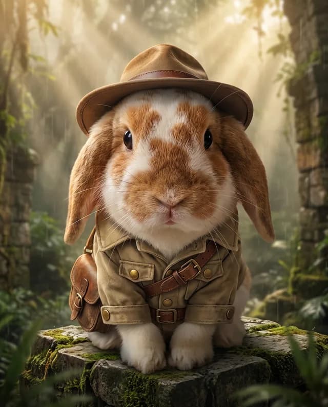 The Explorer style example portrait