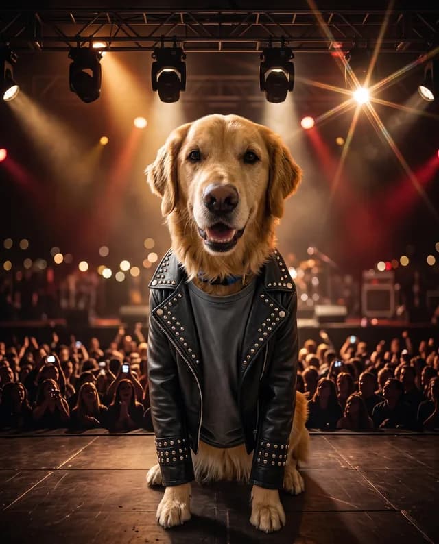 The Rockstar style example portrait