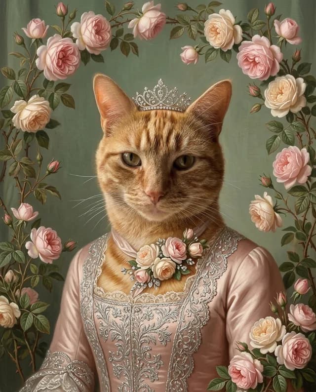 The Rose Queen style example portrait