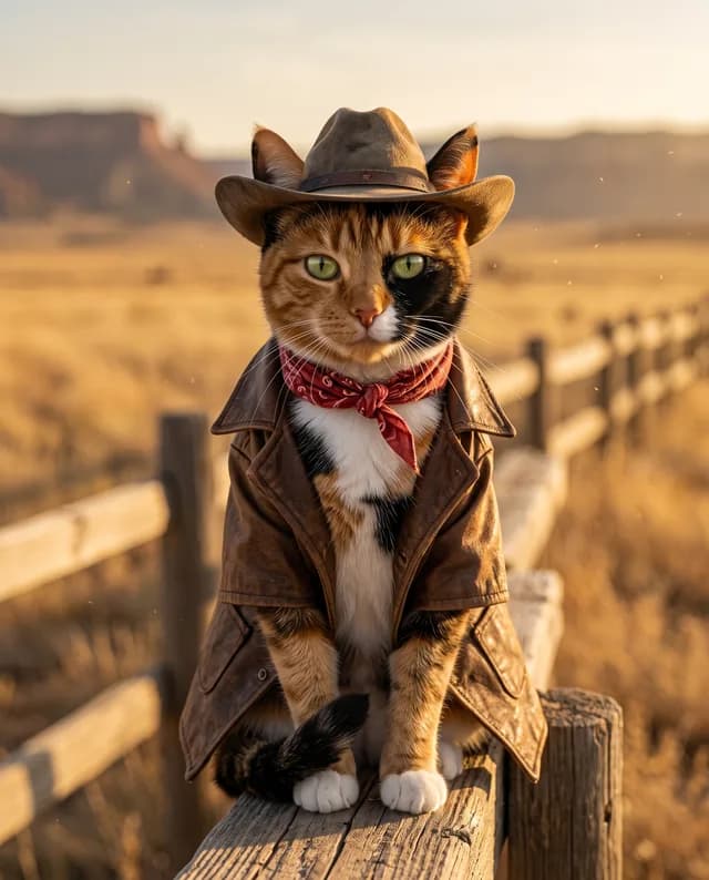 The Trail Boss style example portrait